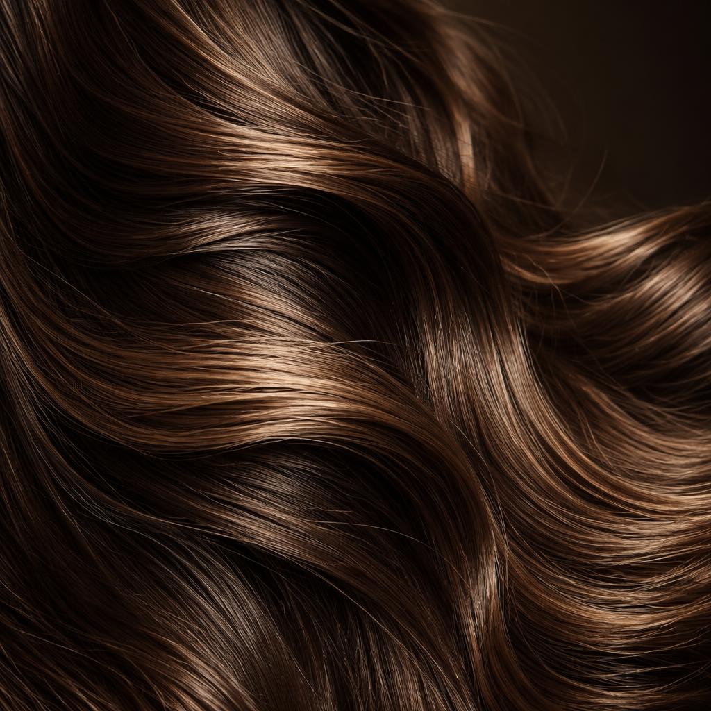 Detalhe editorial da textura de fios de cabelo